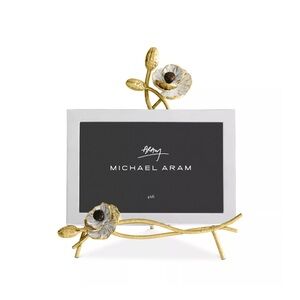 Michael Aram Anemone Easel 4" x 6" Picture Frame